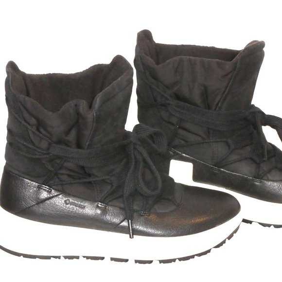 ECCO WOMEN'S SOLICE MID GTX BOOTS Black and White Size 39 - Picture 8 of 11